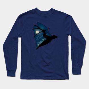 Moon Bat Long Sleeve T-Shirt